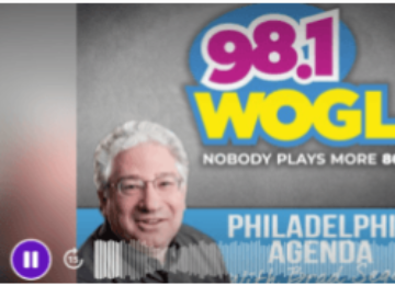 Caregiver Dave at Brad Segal WOGL Radio Philadelphia, PA